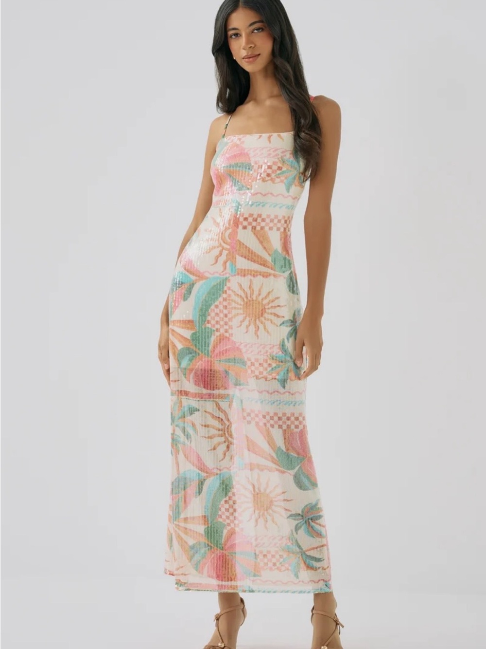 Hutch Lya Sequin Midi Dress Size S NWT | Anthropologie